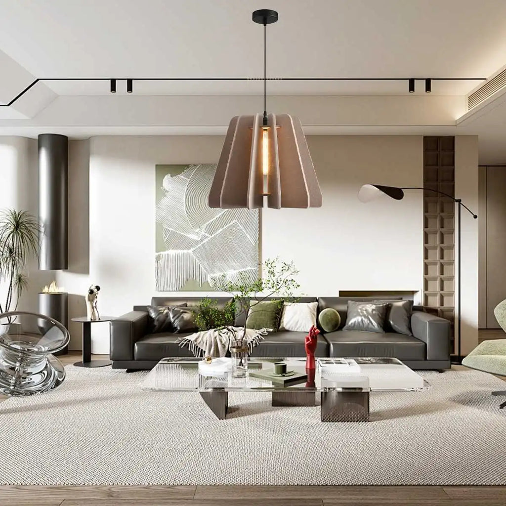 Triangle Piece Acoustic Pendant Light | Desfino