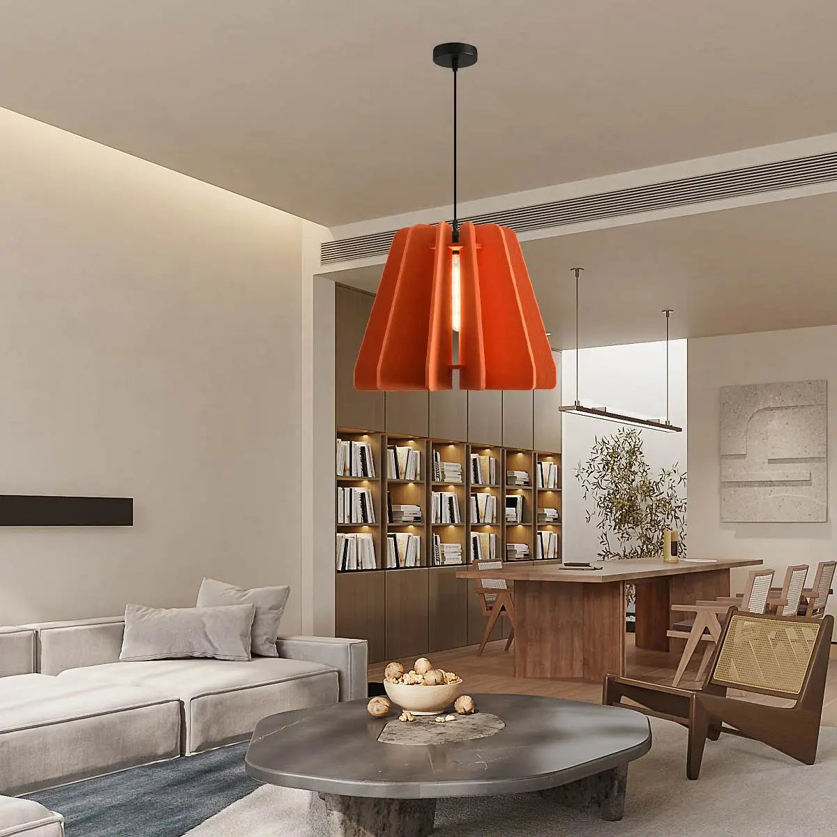 Triangle Piece Acoustic Pendant Light | Desfino