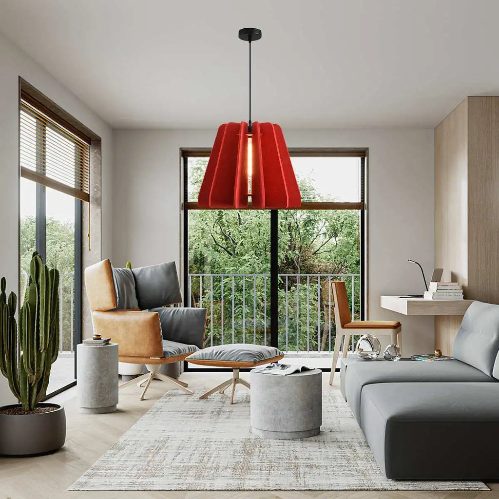 Triangle Piece Acoustic Pendant Light | Desfino