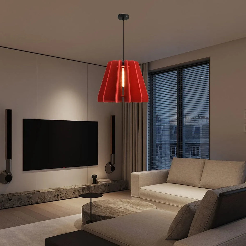 Triangle Piece Acoustic Pendant Light | Desfino