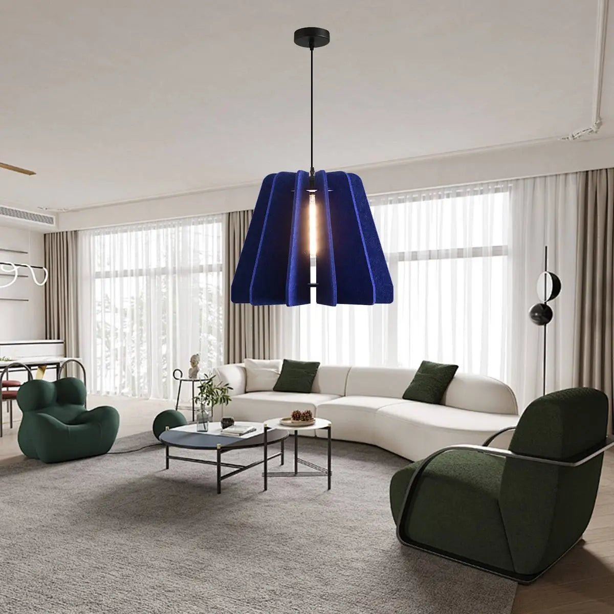 Triangle Piece Acoustic Pendant Light | Desfino