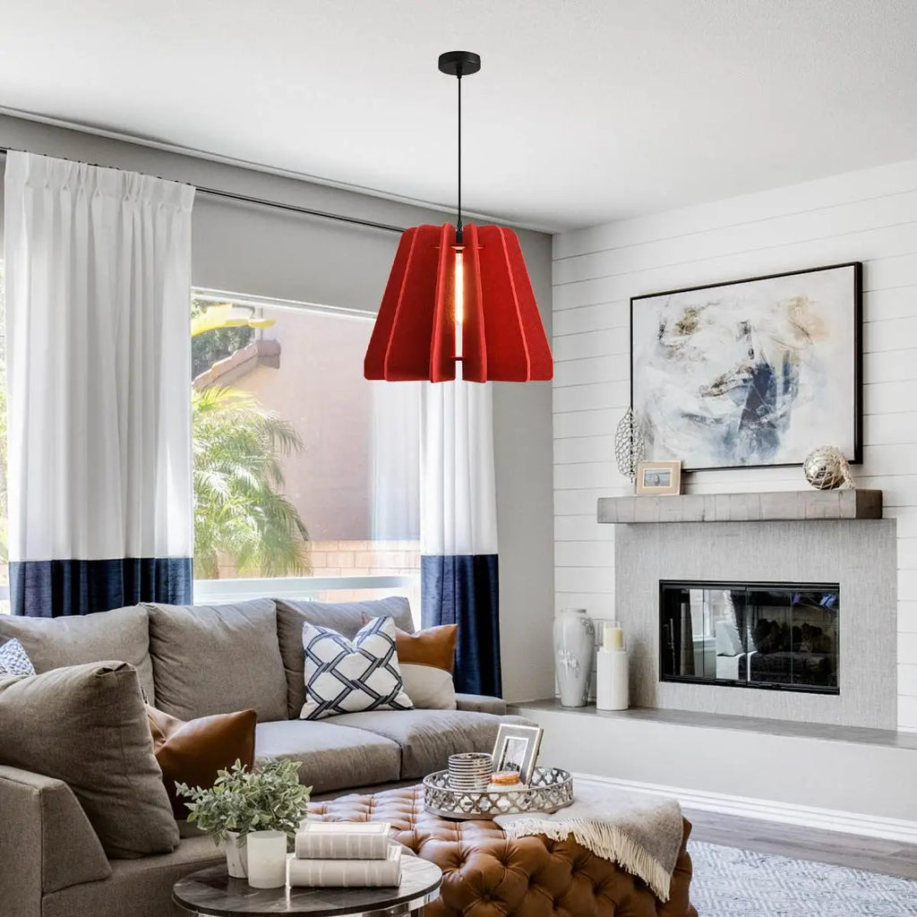 Triangle Piece Acoustic Pendant Light | Desfino