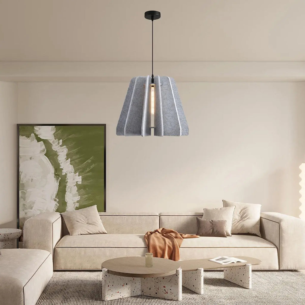 Triangle Piece Acoustic Pendant Light | Desfino