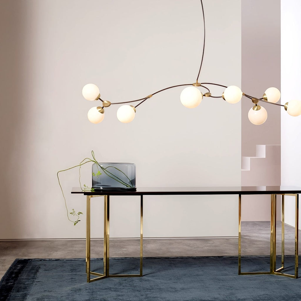 Minimalist Sputnik Globe Glass Chandelier | Desfino
