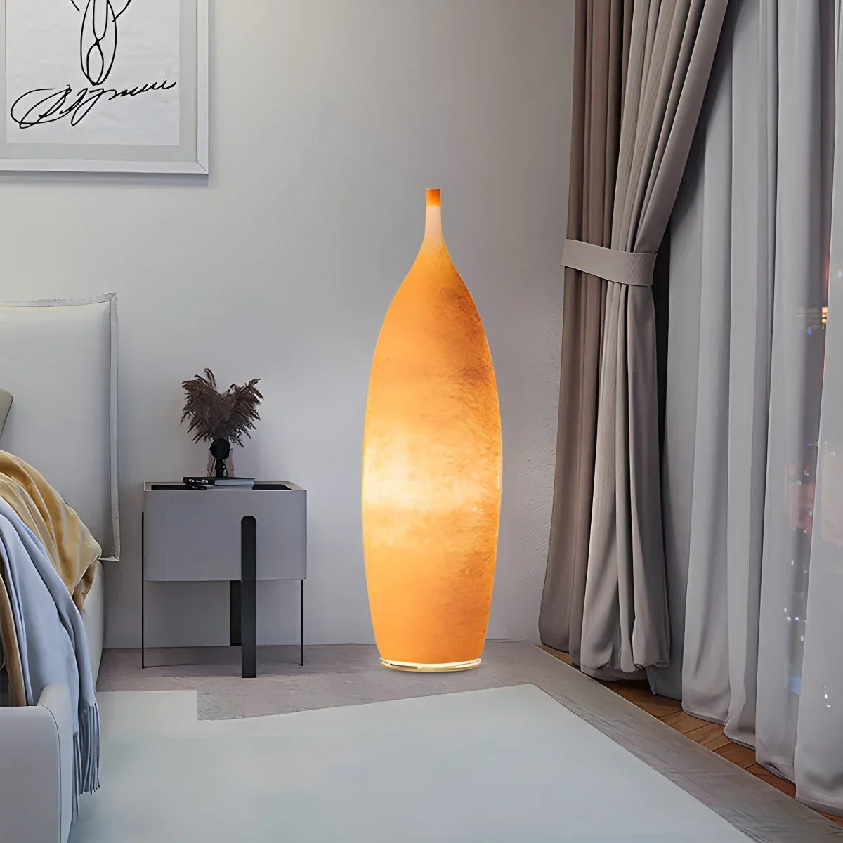 Bunte Vasen-Stehlampe für den Außenbereich | Desfino