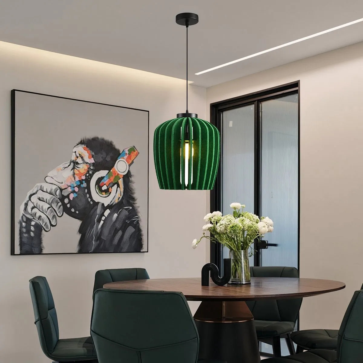 Wine Jar Shape Acoustic Pendant Light | Desfino