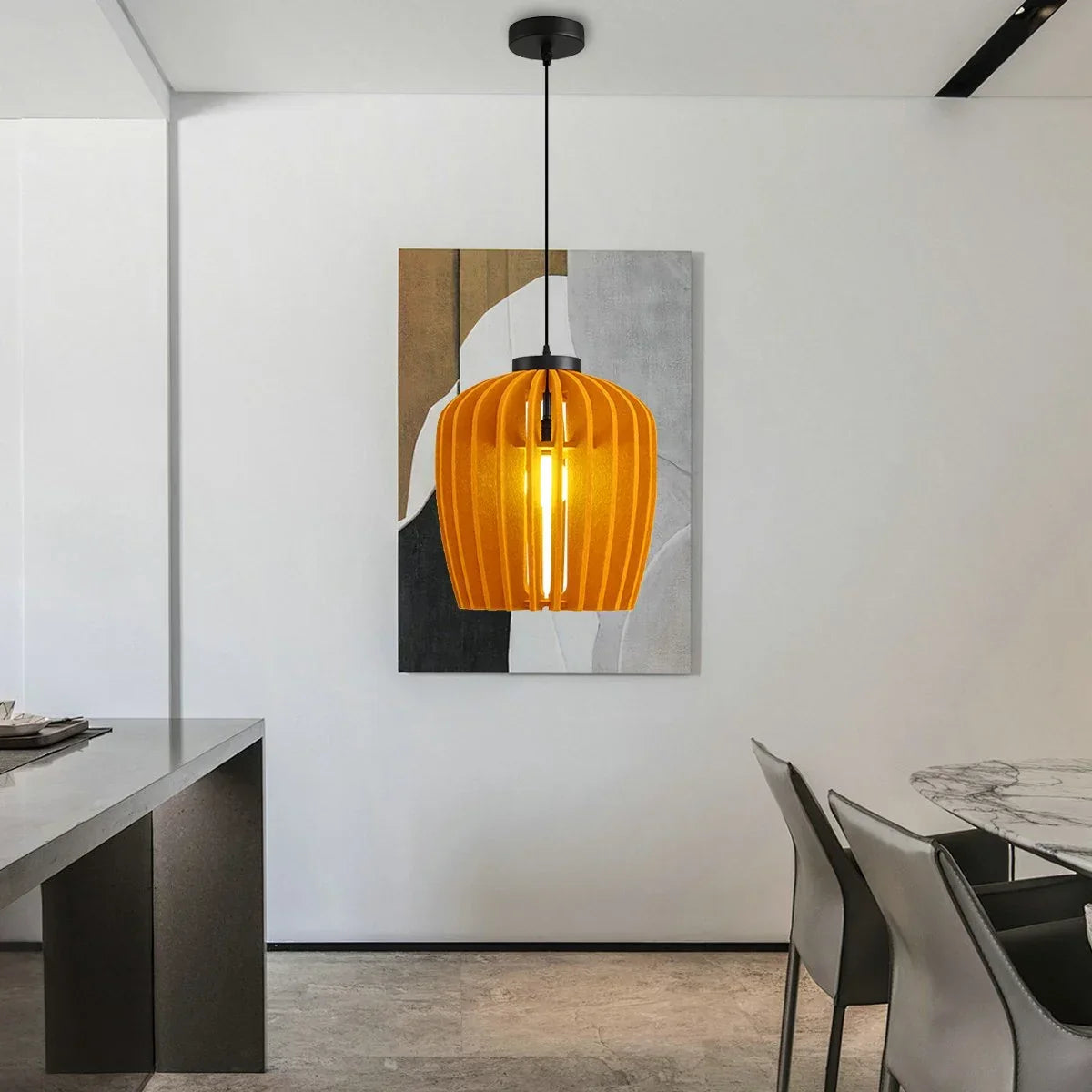 Wine Jar Shape Acoustic Pendant Light | Desfino