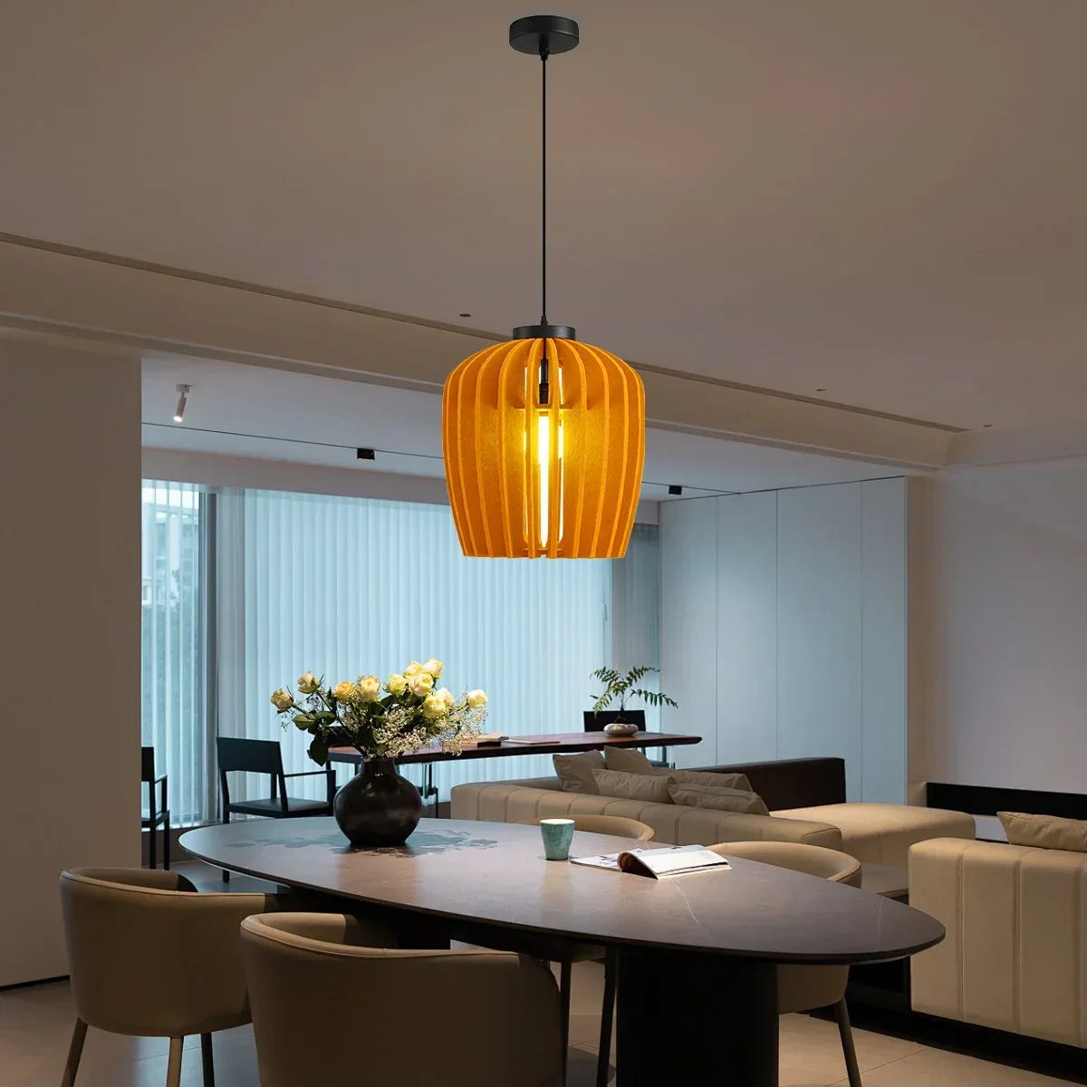 Wine Jar Shape Acoustic Pendant Light | Desfino