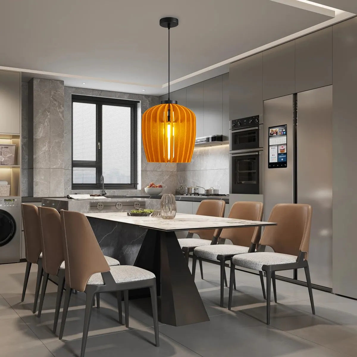 Wine Jar Shape Acoustic Pendant Light | Desfino