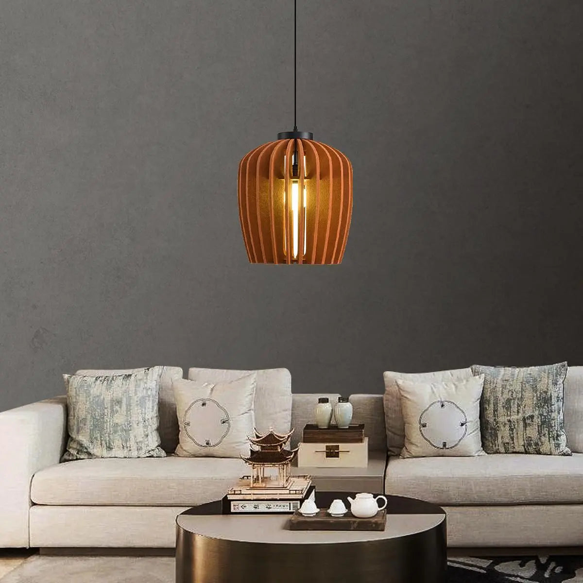 Wine Jar Shape Acoustic Pendant Light | Desfino