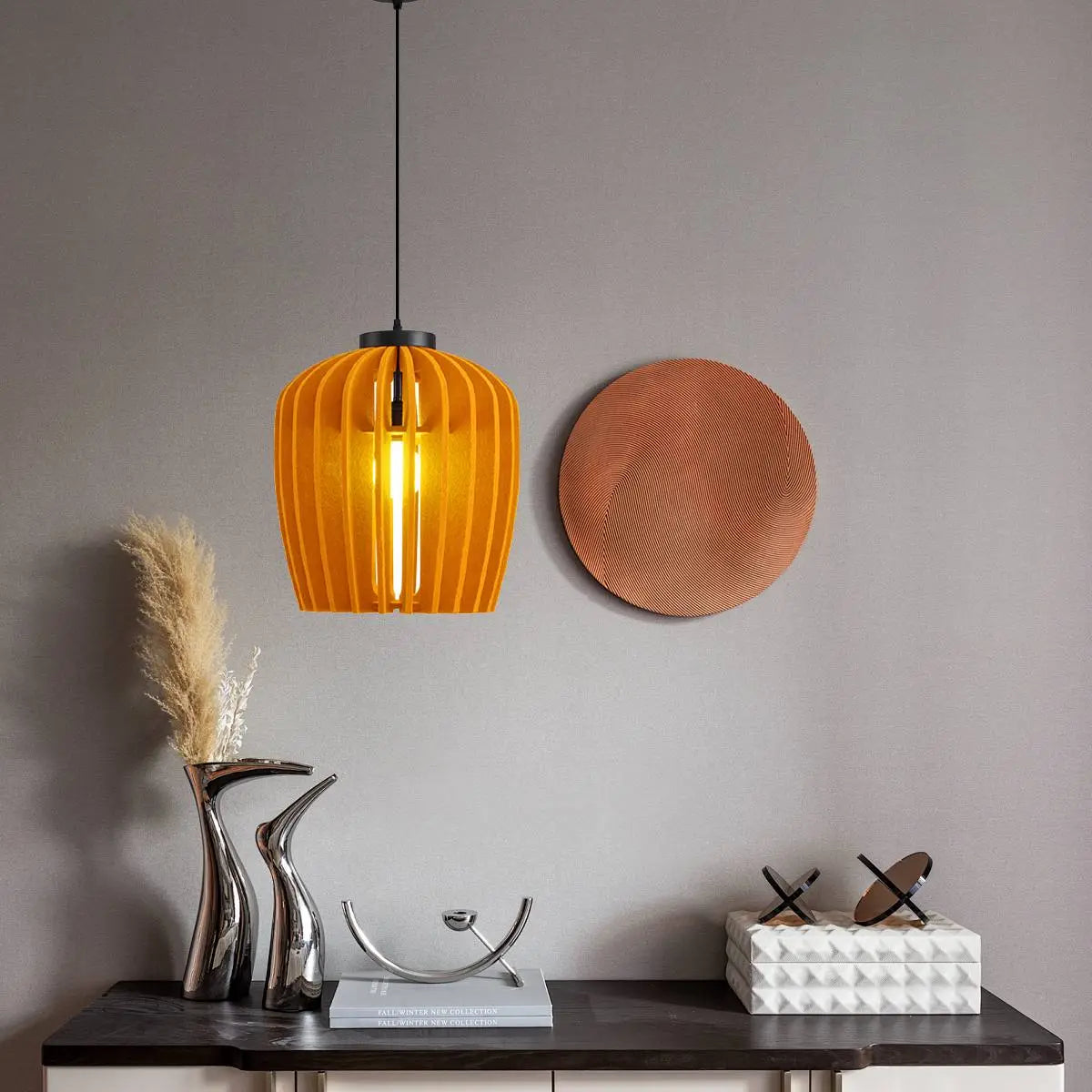 Wine Jar Shape Acoustic Pendant Light | Desfino