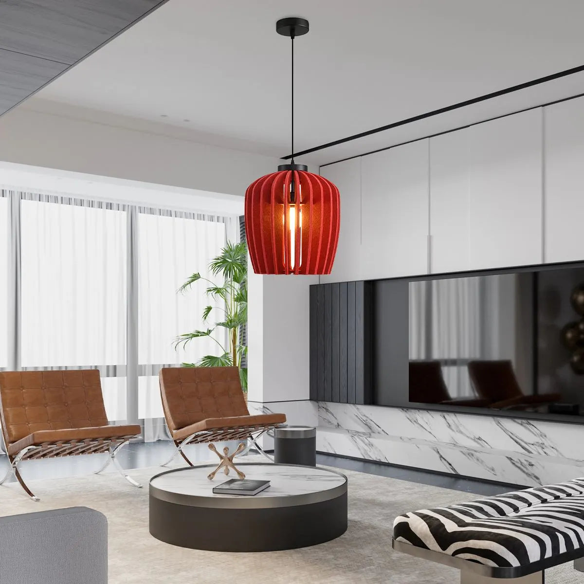 Wine Jar Shape Acoustic Pendant Light | Desfino