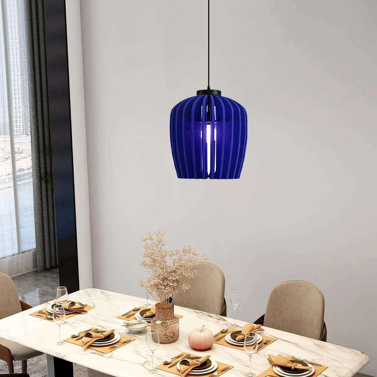 Wine Jar Shape Acoustic Pendant Light | Desfino