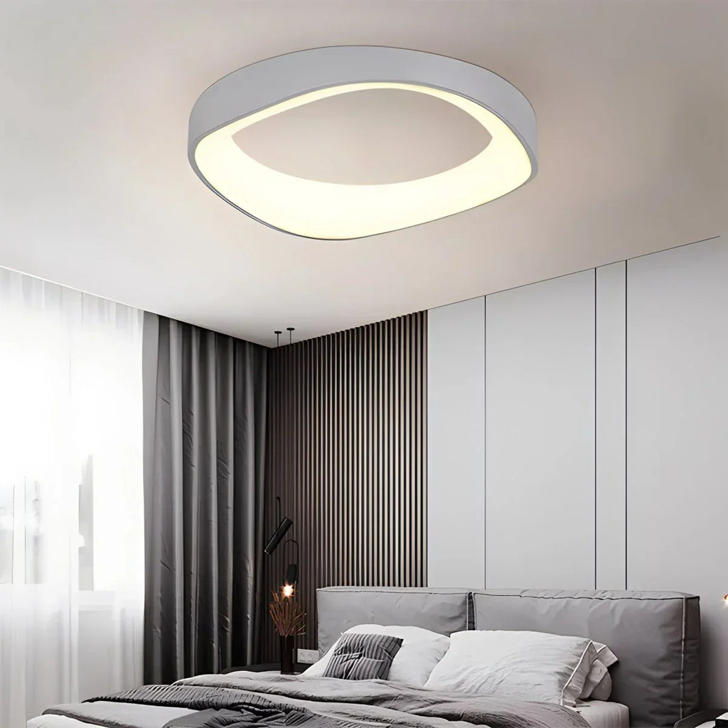 Nordic Acrylic Circle Ceiling Light for Bedroom | Desfino