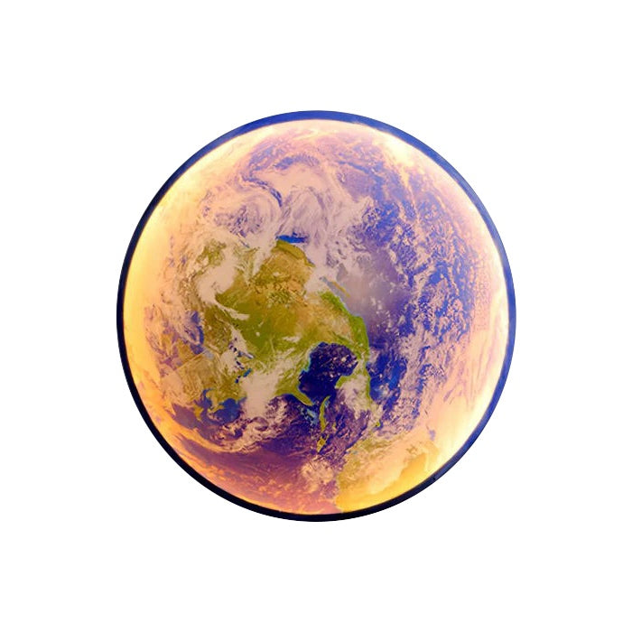Moon/Earth Art Mural Wall Lamp | Desfino