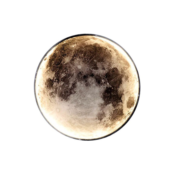 Moon/Earth Art Mural Wall Lamp | Desfino