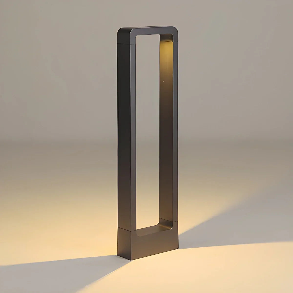 Rechteckige Solar-Stehlampe für den Außenbereich | Desfino