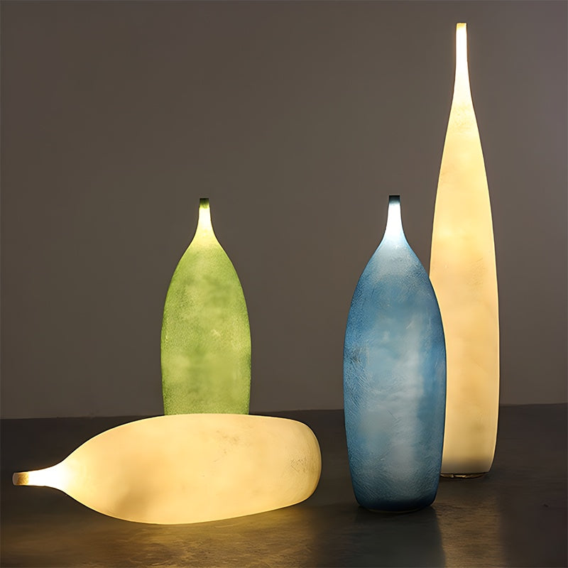 Bunte Vasen-Stehlampe für den Außenbereich | Desfino