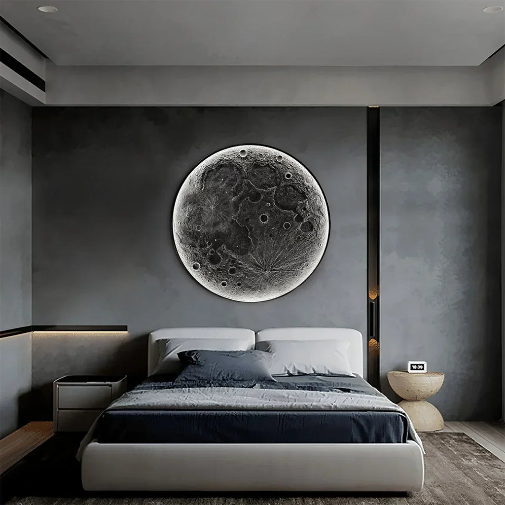 3D Relief Moon Decorative Wall Lamp | Desfino