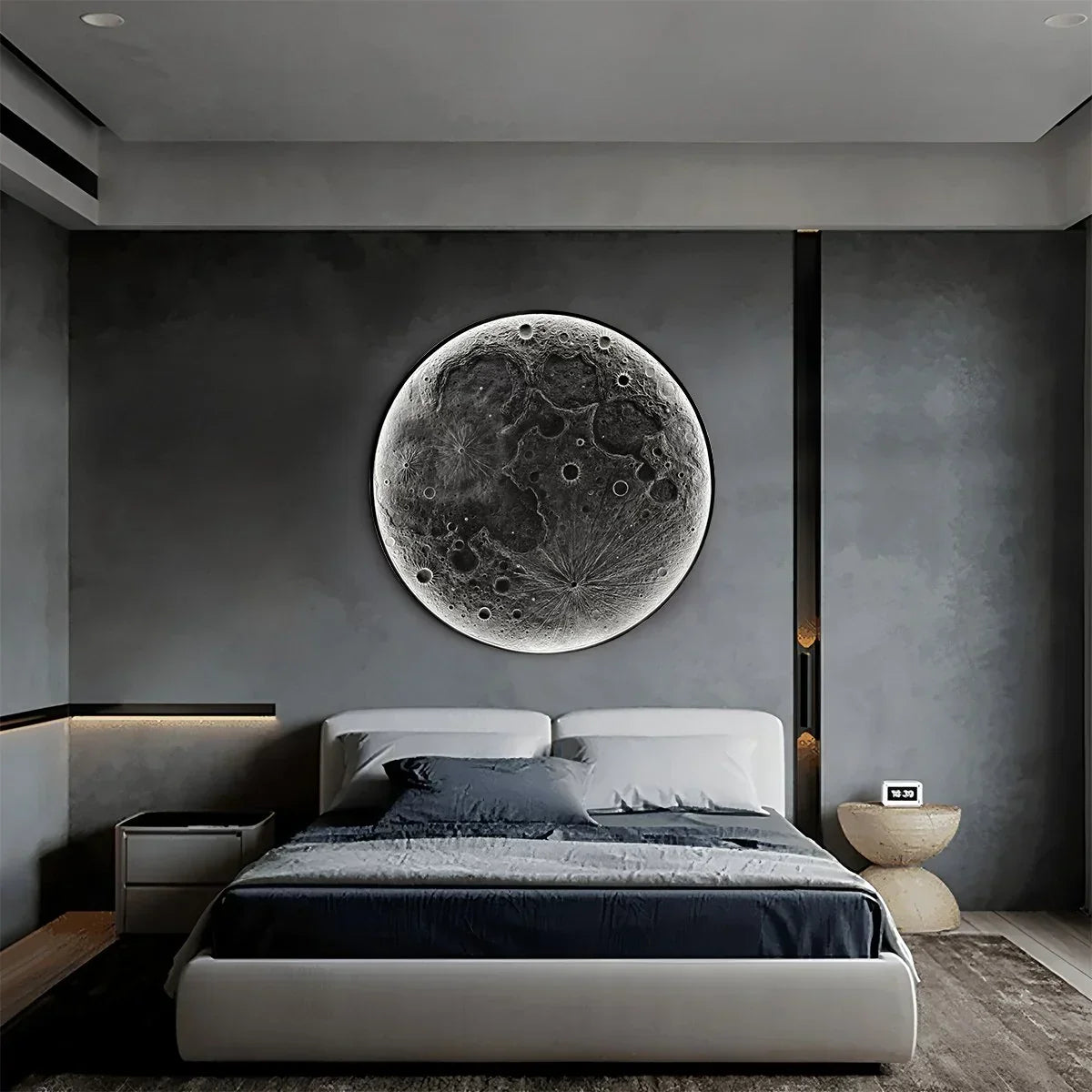 3D Relief Moon Decorative Wall Lamp | Desfino