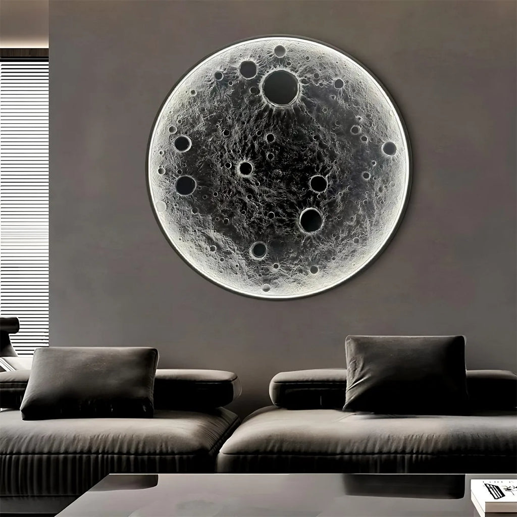 3D Relief Moon Decorative Wall Lamp | Desfino