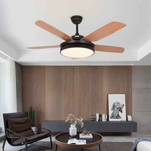5 Blade Ceiling Fan Light for Living Room | Desfino