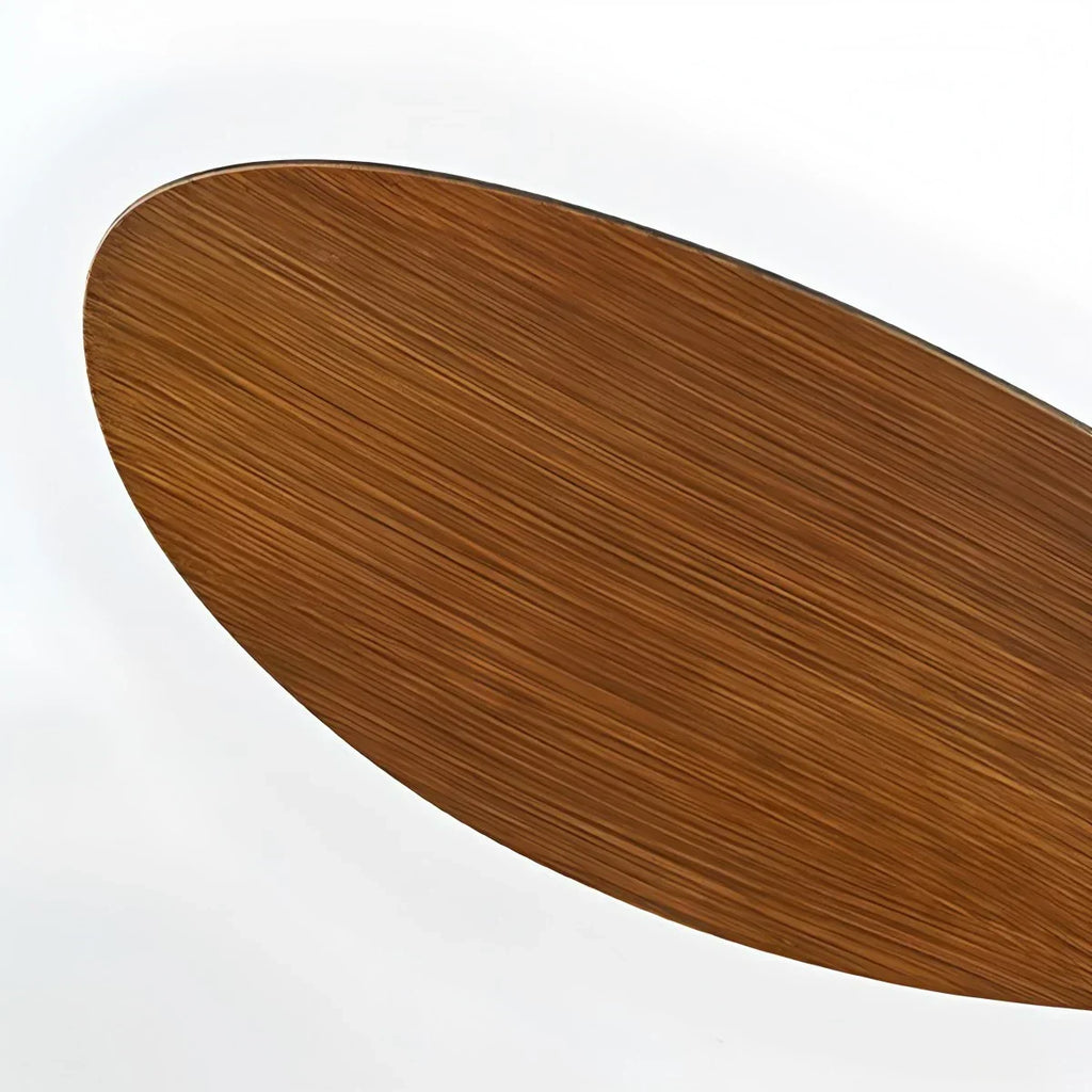 Deckenventilator mit 5 Holzflügeln und Licht fürs Wohnzimmer | Desfino