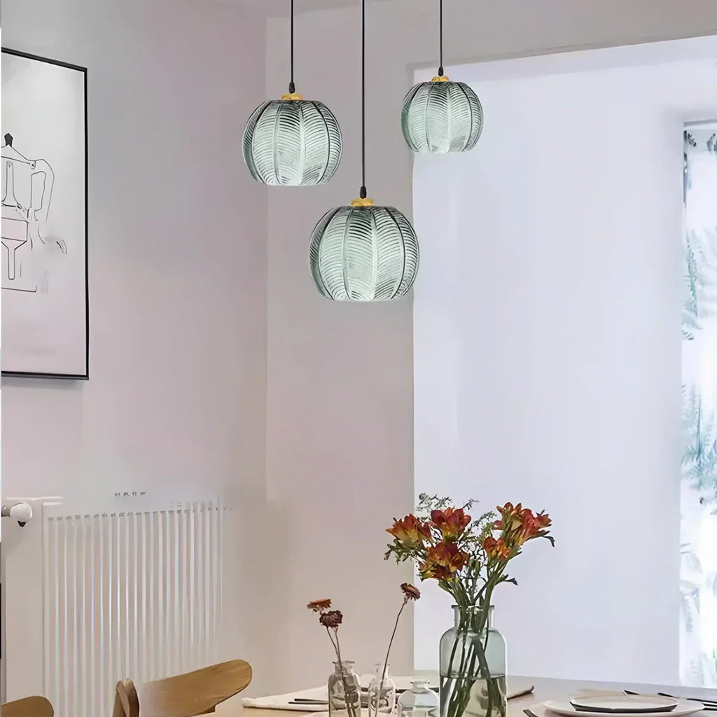 Aalin Frosted Glass Pendant Light for Dining Room | Desfino