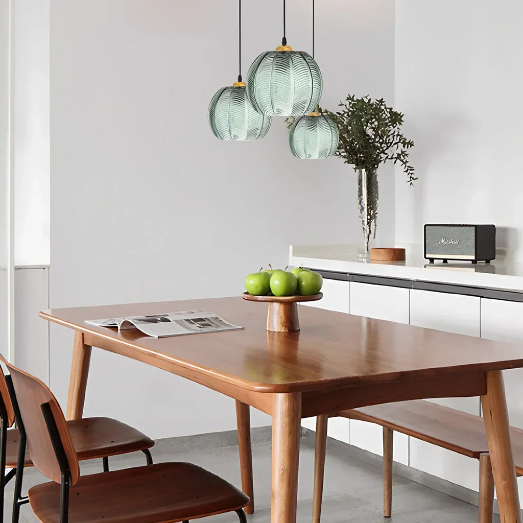 Aalin Frosted Glass Pendant Light for Dining Room | Desfino