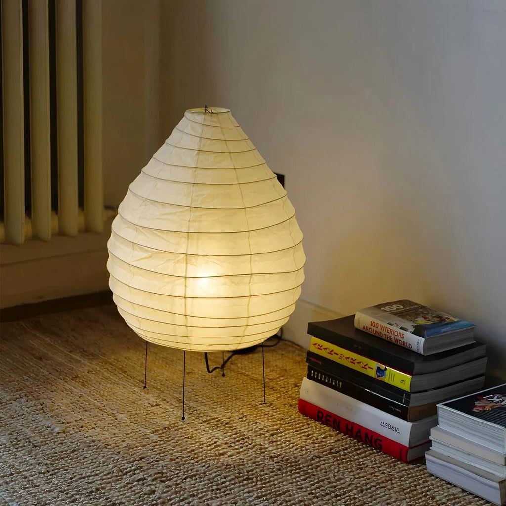 Akari 22N Rice Paper Table Lamp for Bedroom | Desfino