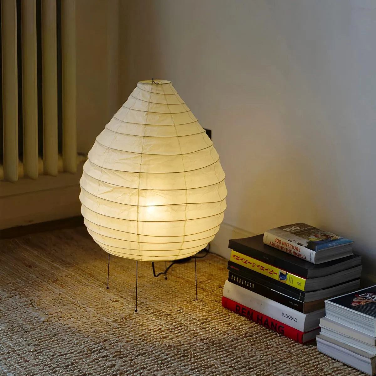 Akari 22N Rice Paper Table Lamp for Bedroom | Desfino