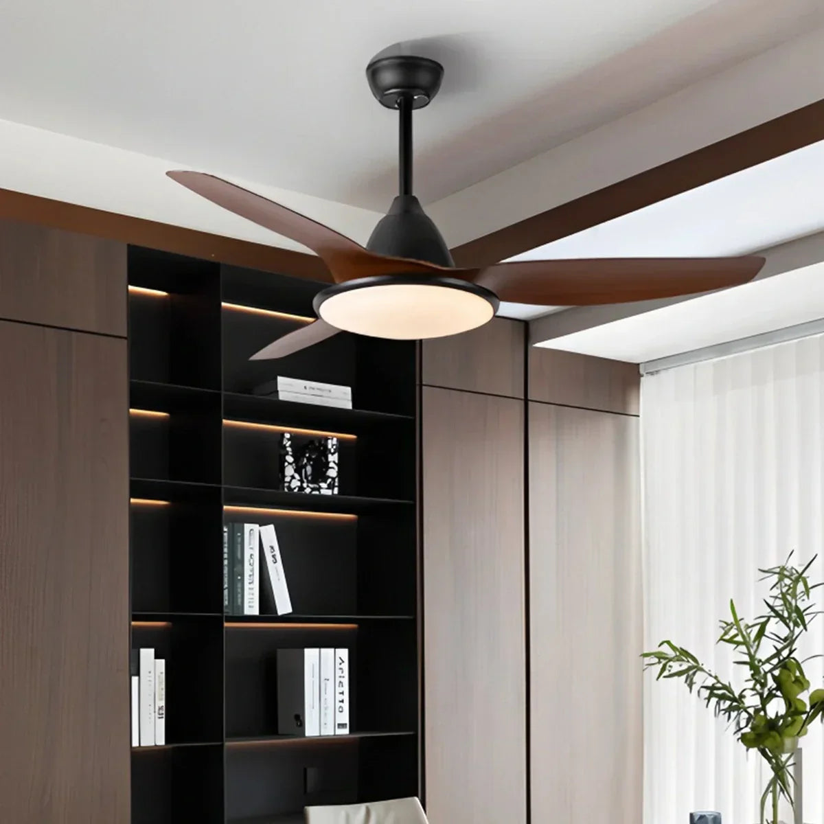 American Retro Ceiling Fan With Light | Desfino