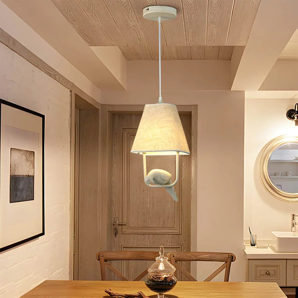 Nordic Bird Pendant Light for Living Room Bedroom | Desfino