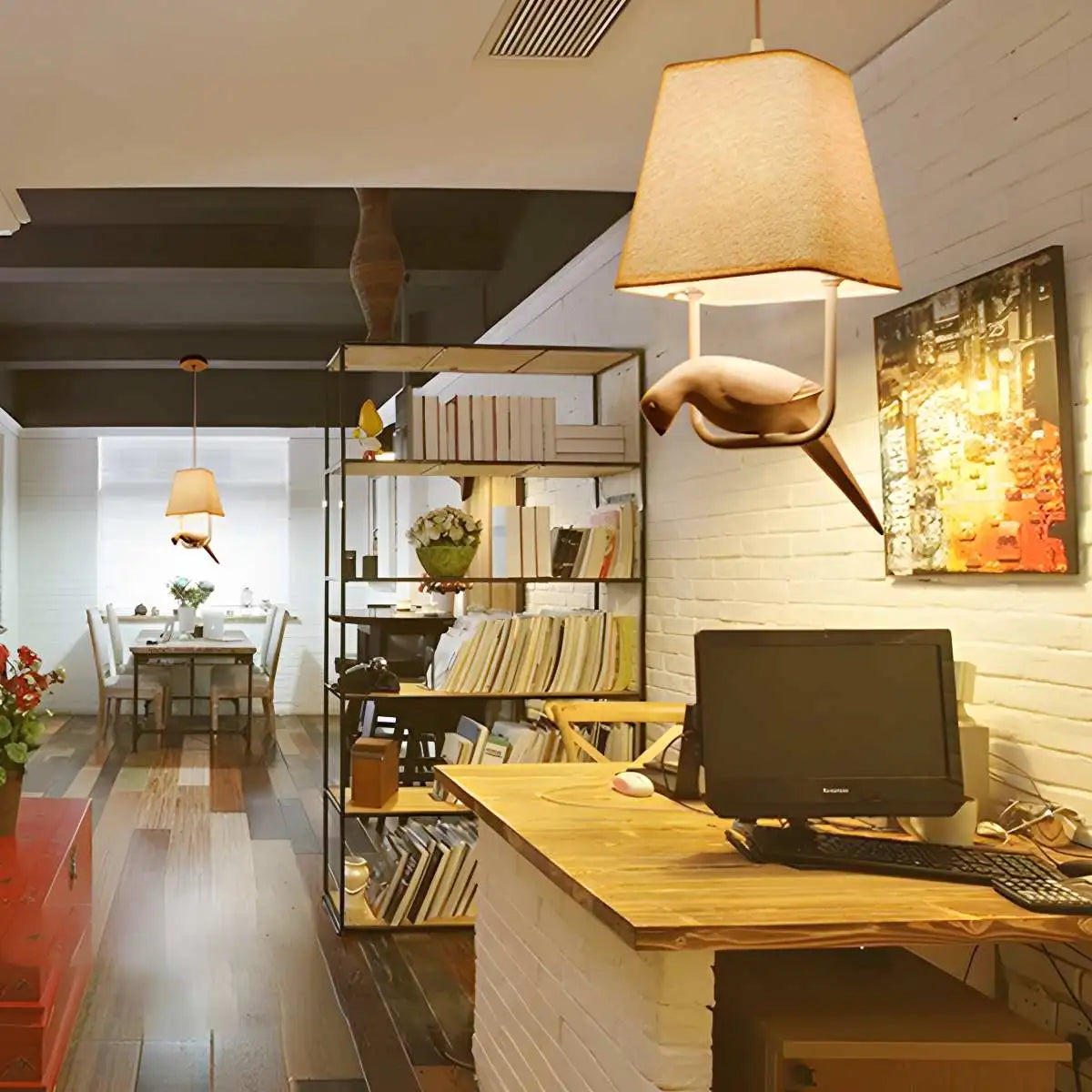 Nordic Bird Pendant Light for Living Room Bedroom | Desfino