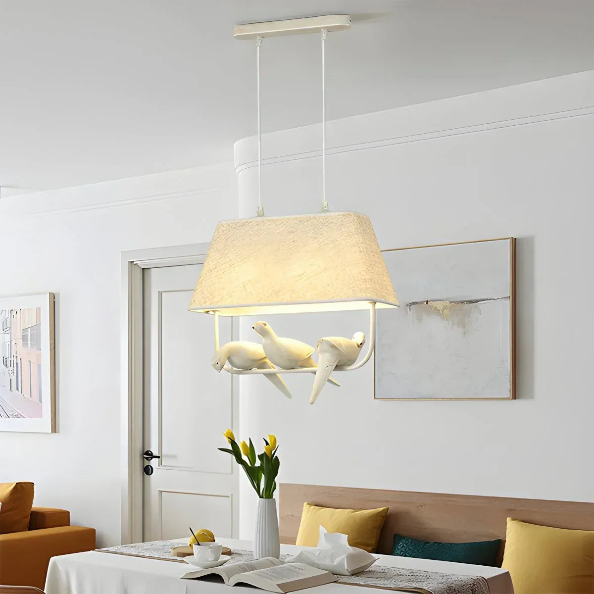 Nordic Bird Pendant Light for Living Room Bedroom | Desfino