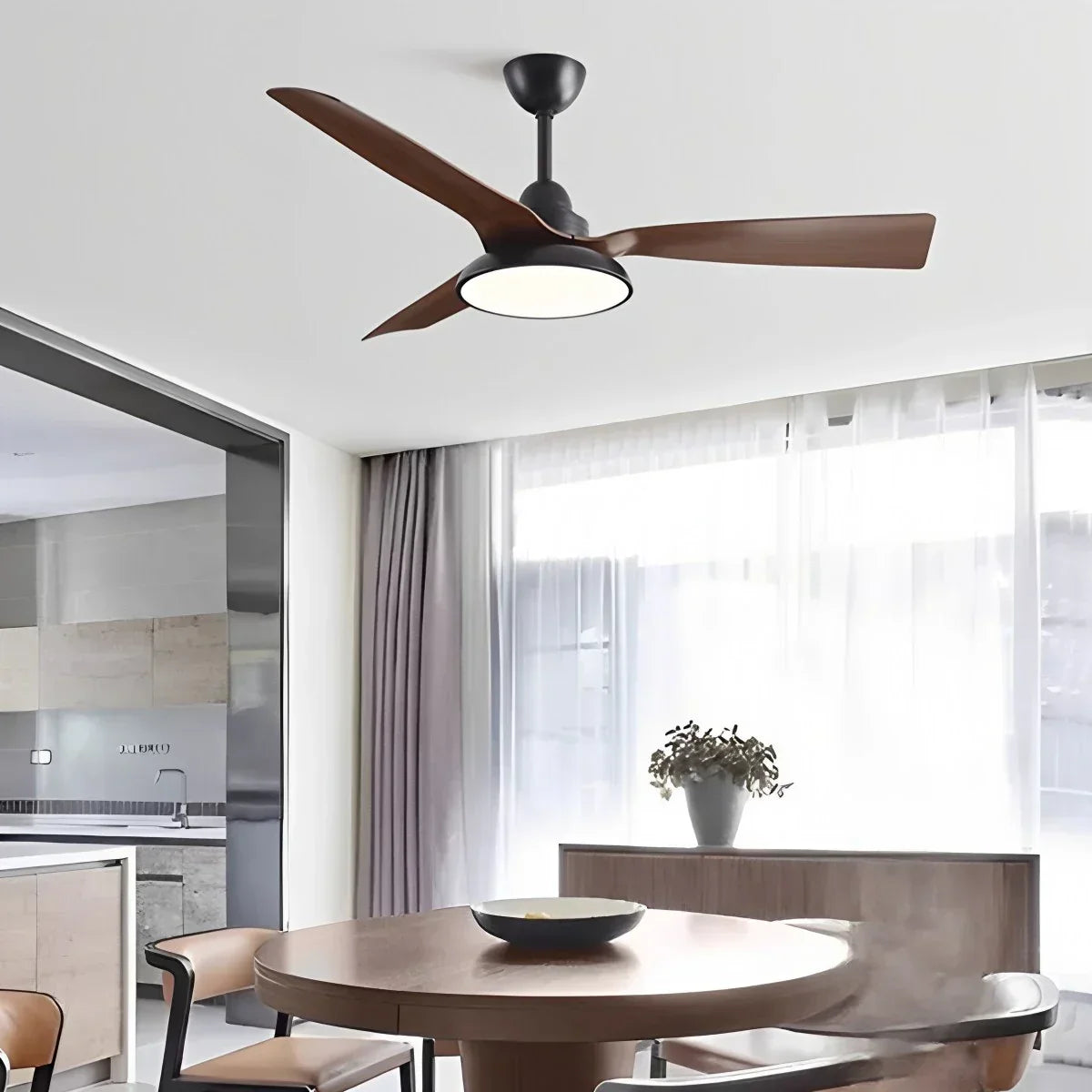 American Retro Ceiling Fan With Light | Desfino