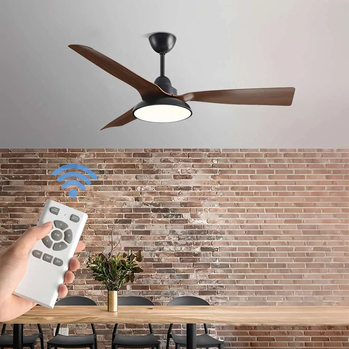 American Retro Ceiling Fan With Light | Desfino