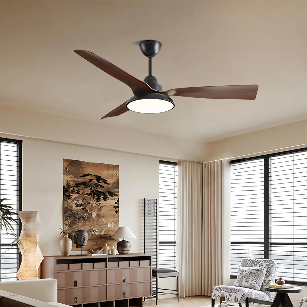 American Retro Ceiling Fan With Light | Desfino