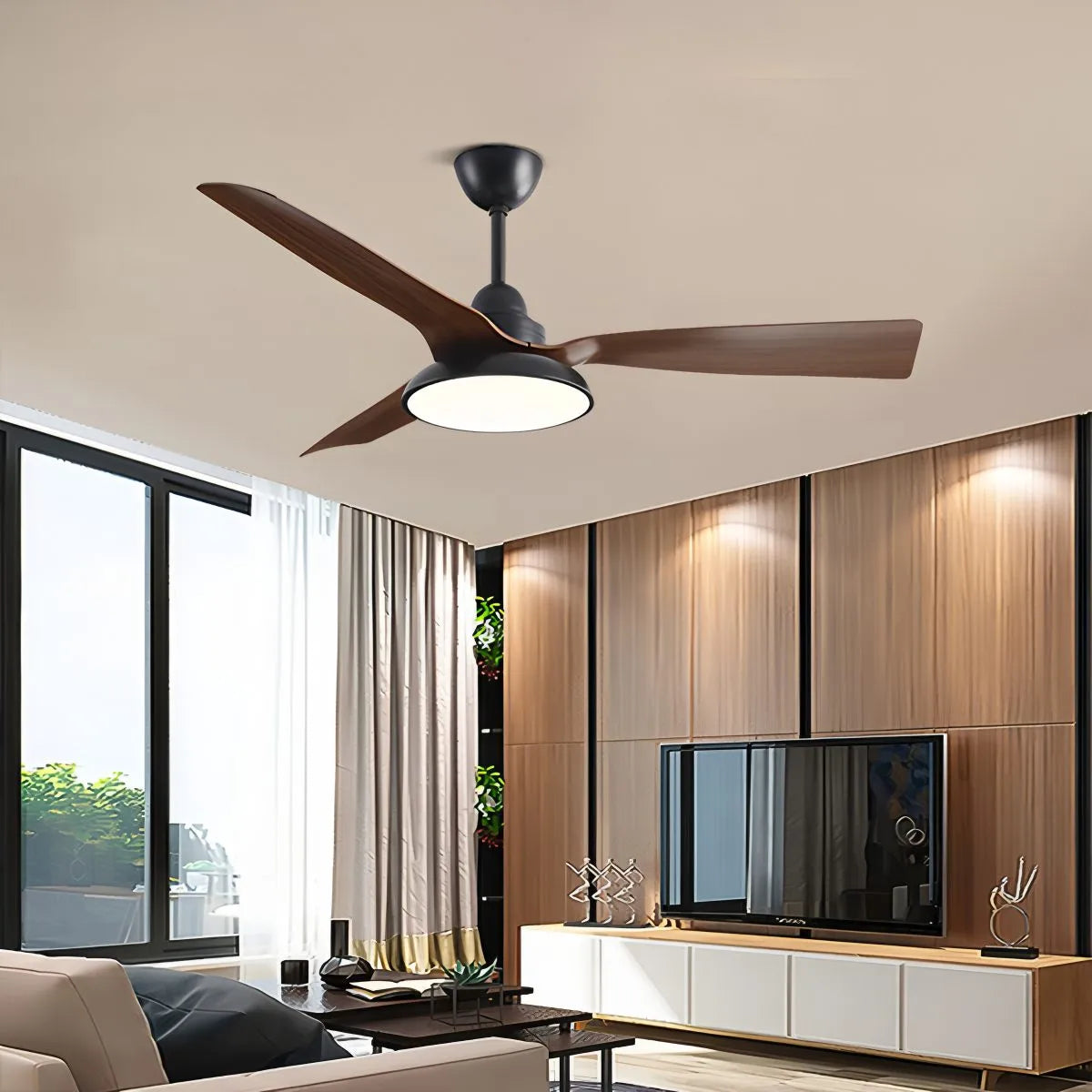American Retro Ceiling Fan With Light | Desfino