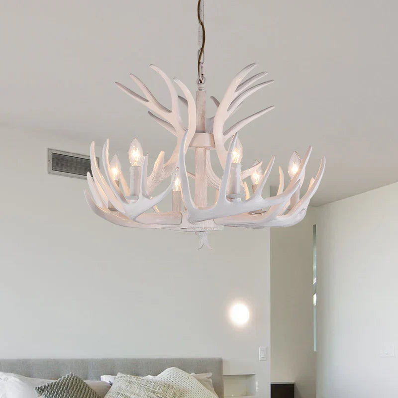 Antler Shape Resin Chandelier for Living Room | Desfino