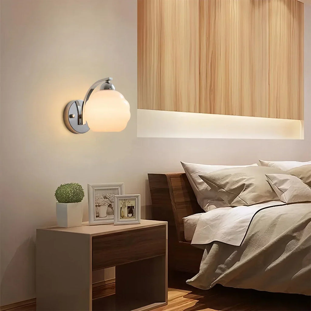 Vintage-Glaswandleuchte im Art-déco-Stil | Desfino
