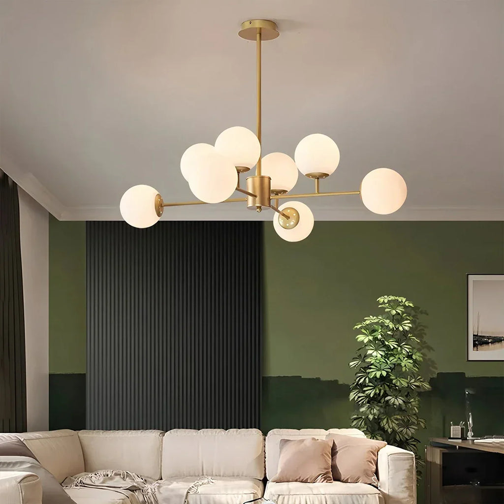 Camilla Glass Chandelier for Living Room | Desfino