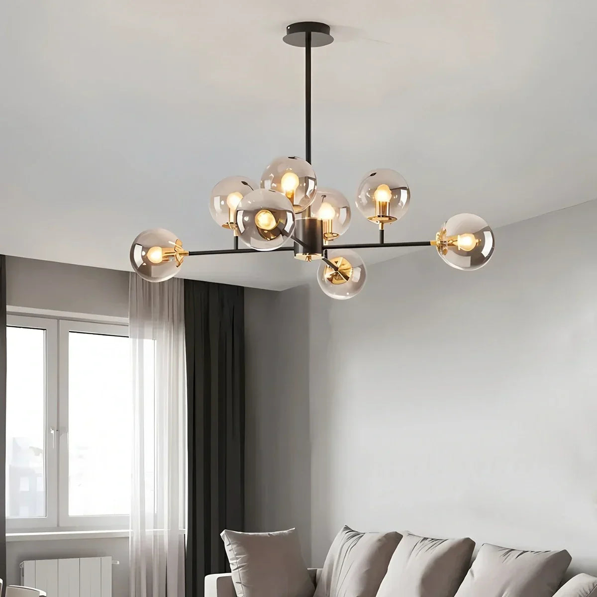 Camilla Glass Chandelier for Living Room | Desfino
