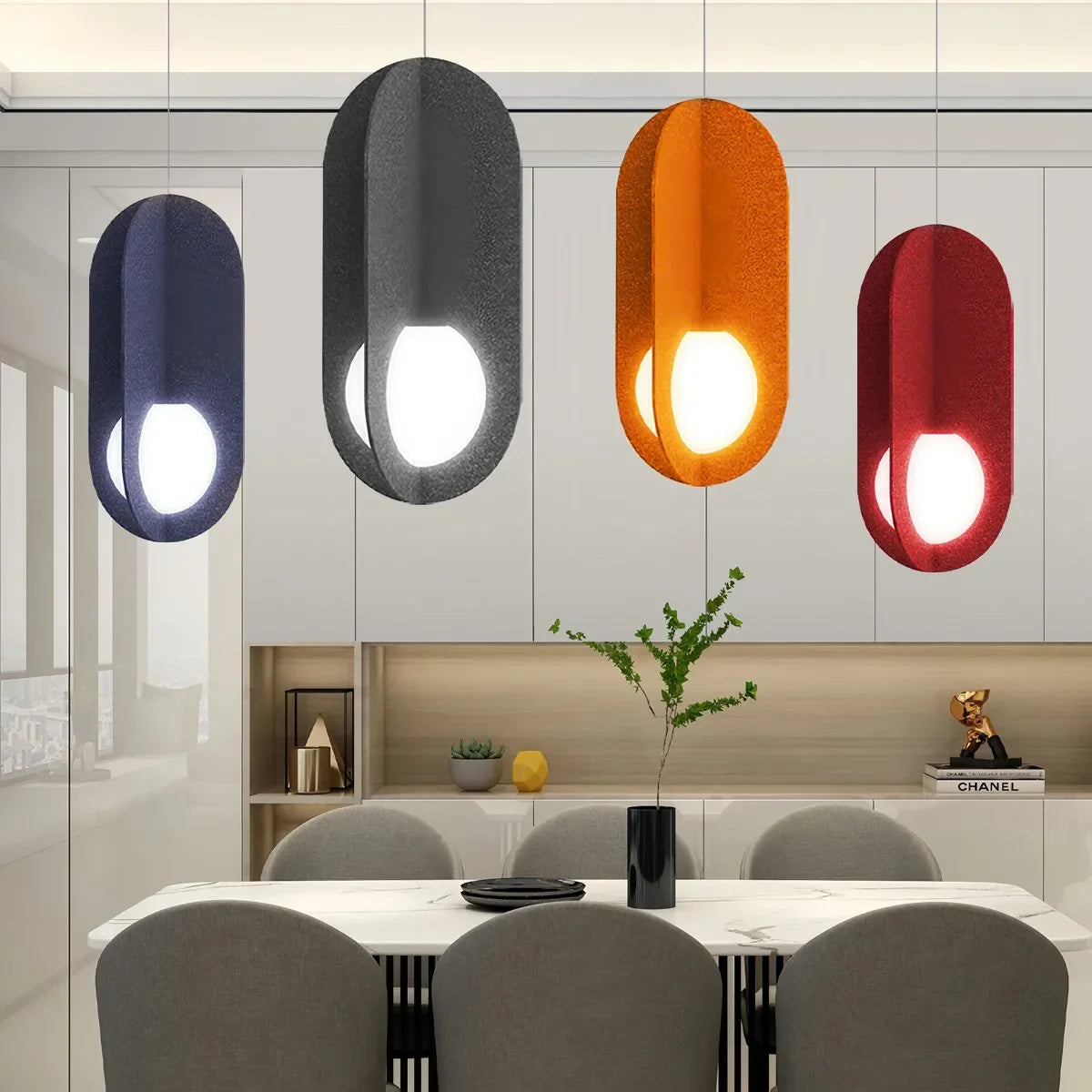 Carambola Acoustic Pendant Light for Dining Area | Desfino