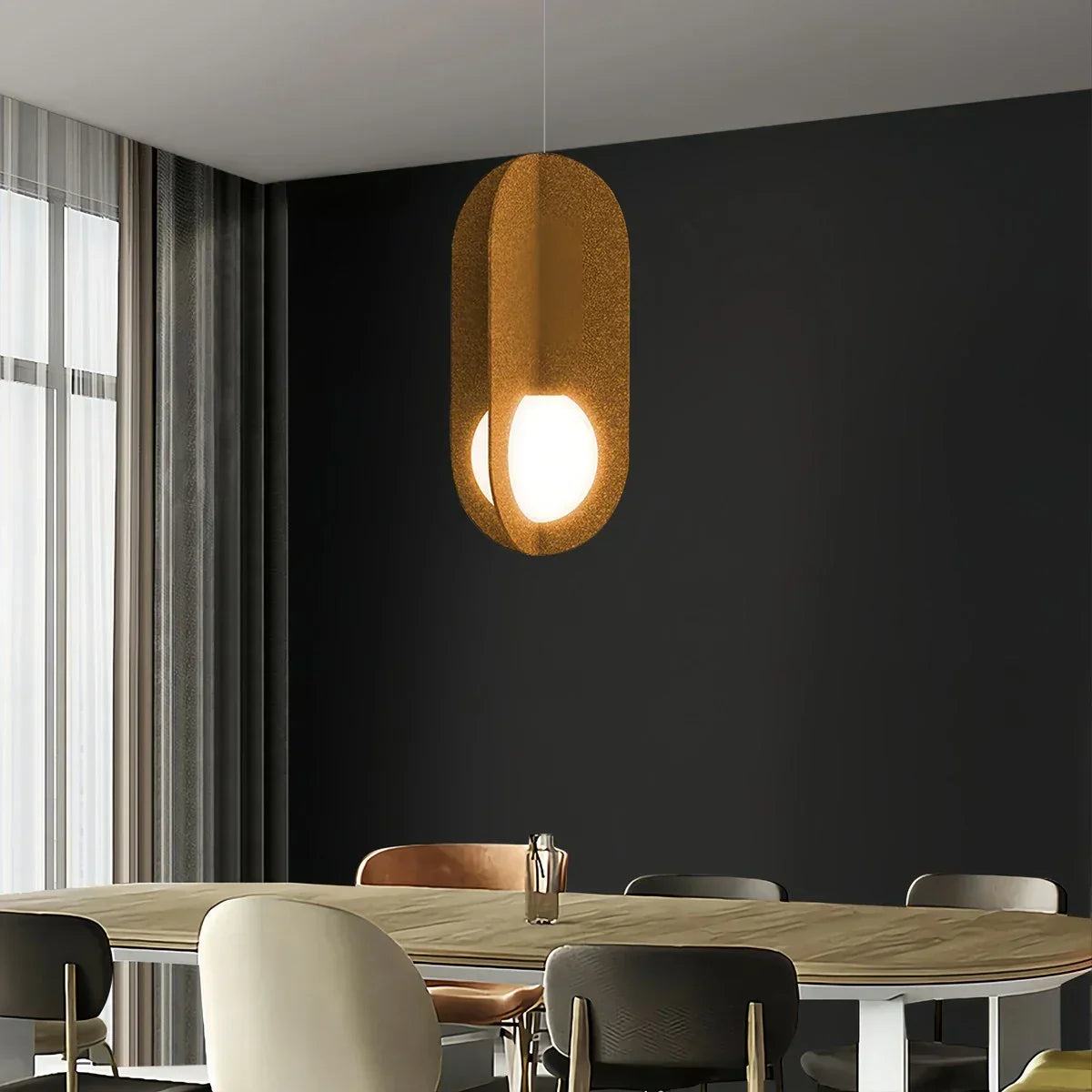 Carambola Acoustic Pendant Light for Dining Area | Desfino