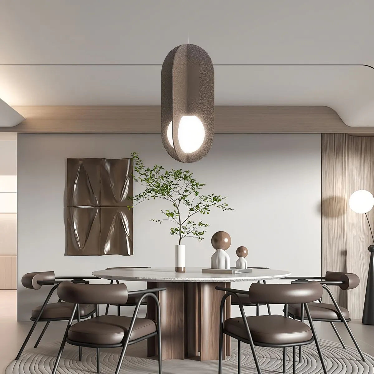 Carambola Acoustic Pendant Light for Dining Area | Desfino