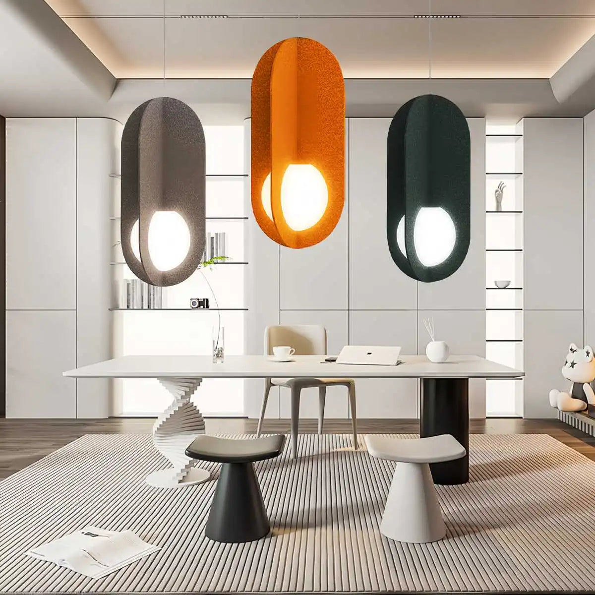 Carambola Acoustic Pendant Light for Dining Area | Desfino