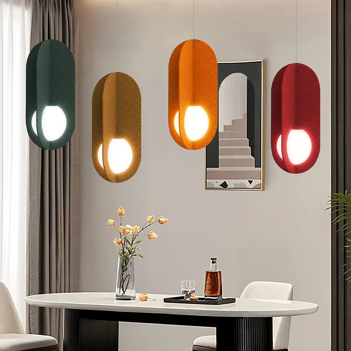 Carambola Acoustic Pendant Light for Dining Area | Desfino