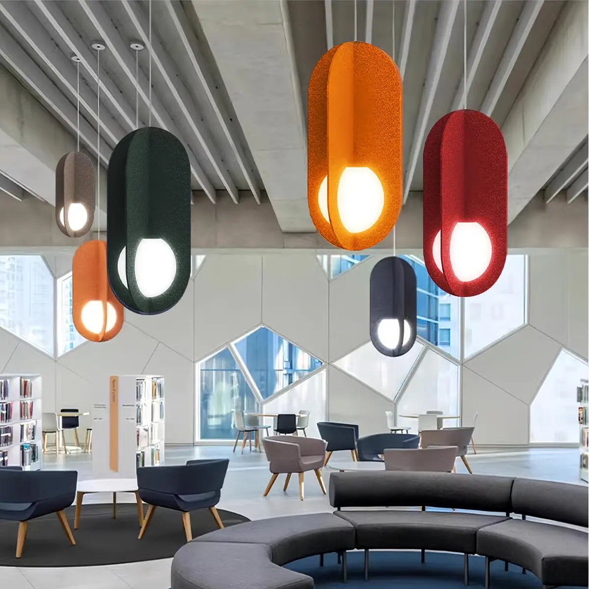 Carambola Acoustic Pendant Light for Dining Area | Desfino