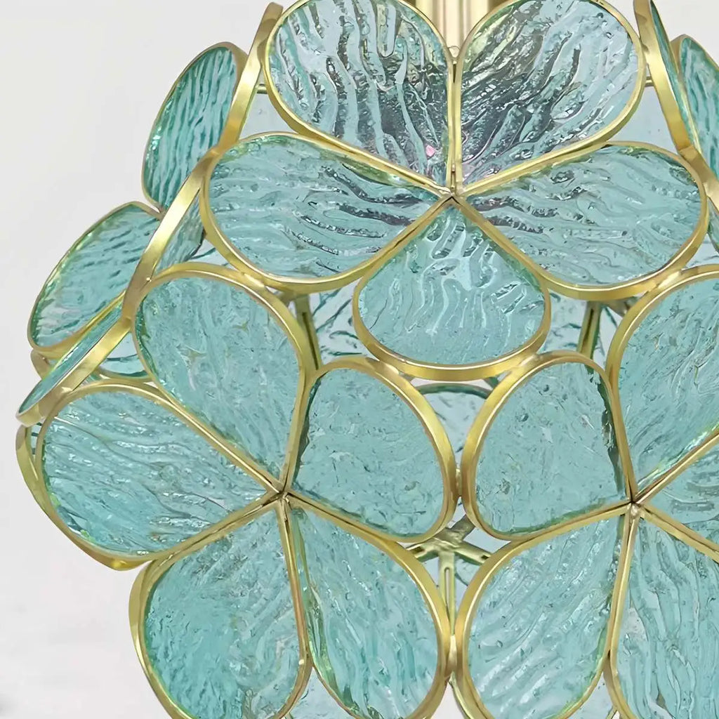 Cherry Blossom Stained Glass Pendant Light | Desfino